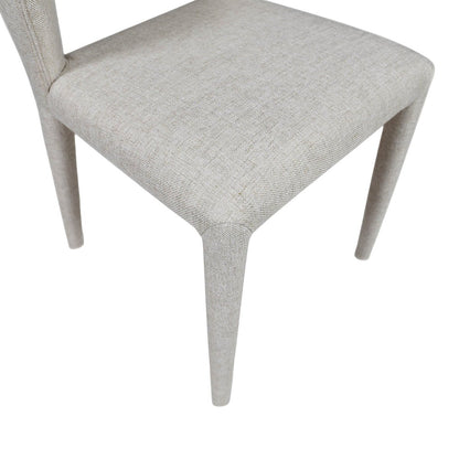 LH Home Dakota Leather Armless Dining Chair (Set of 2)
