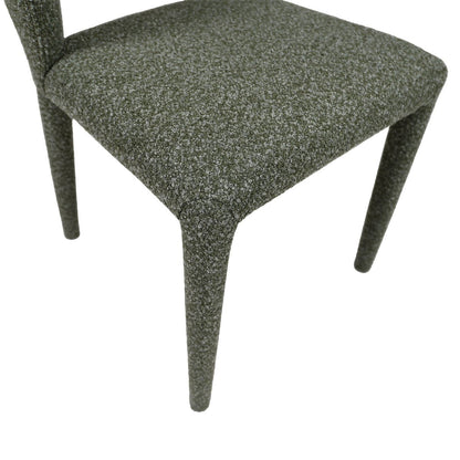 LH Home Dakota Leather Armless Dining Chair (Set of 2)