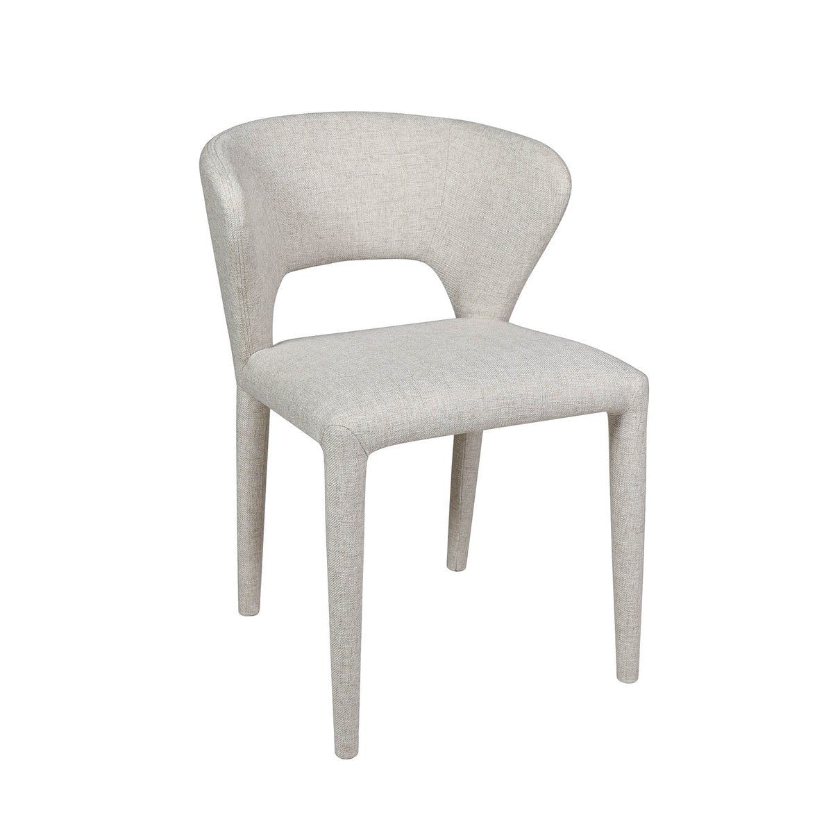 LH Home Dakota Leather Armless Dining Chair (Set of 2)