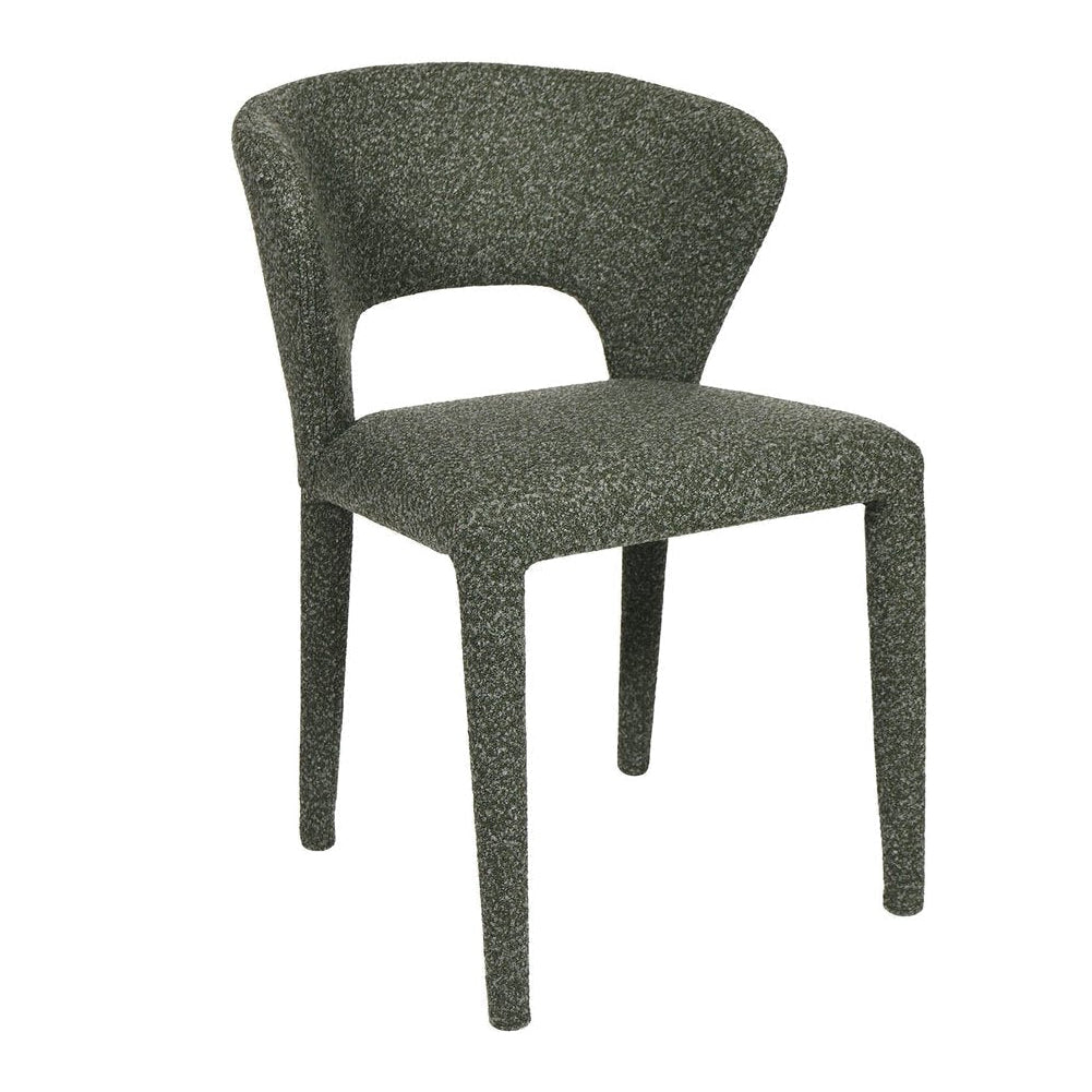 LH Home Dakota Leather Armless Dining Chair (Set of 2)