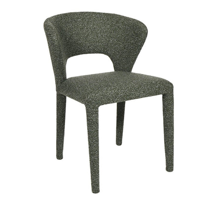 LH Home Dakota Leather Armless Dining Chair (Set of 2)
