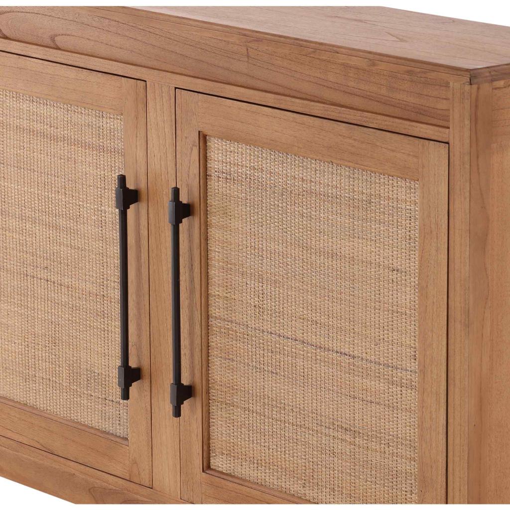 Dalia Two Doors Wood Cabinet