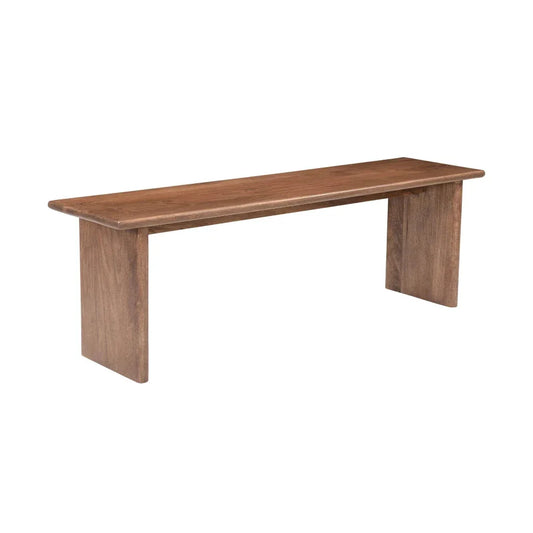 Dallas Wooden Backless Dining Bench