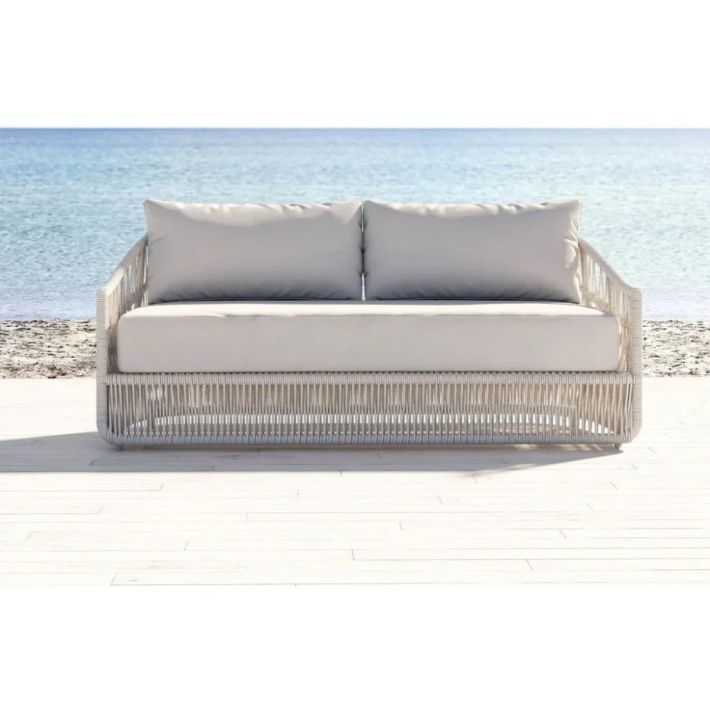 Dana Rope Sunbrella Outdoor Couch -- view 3
