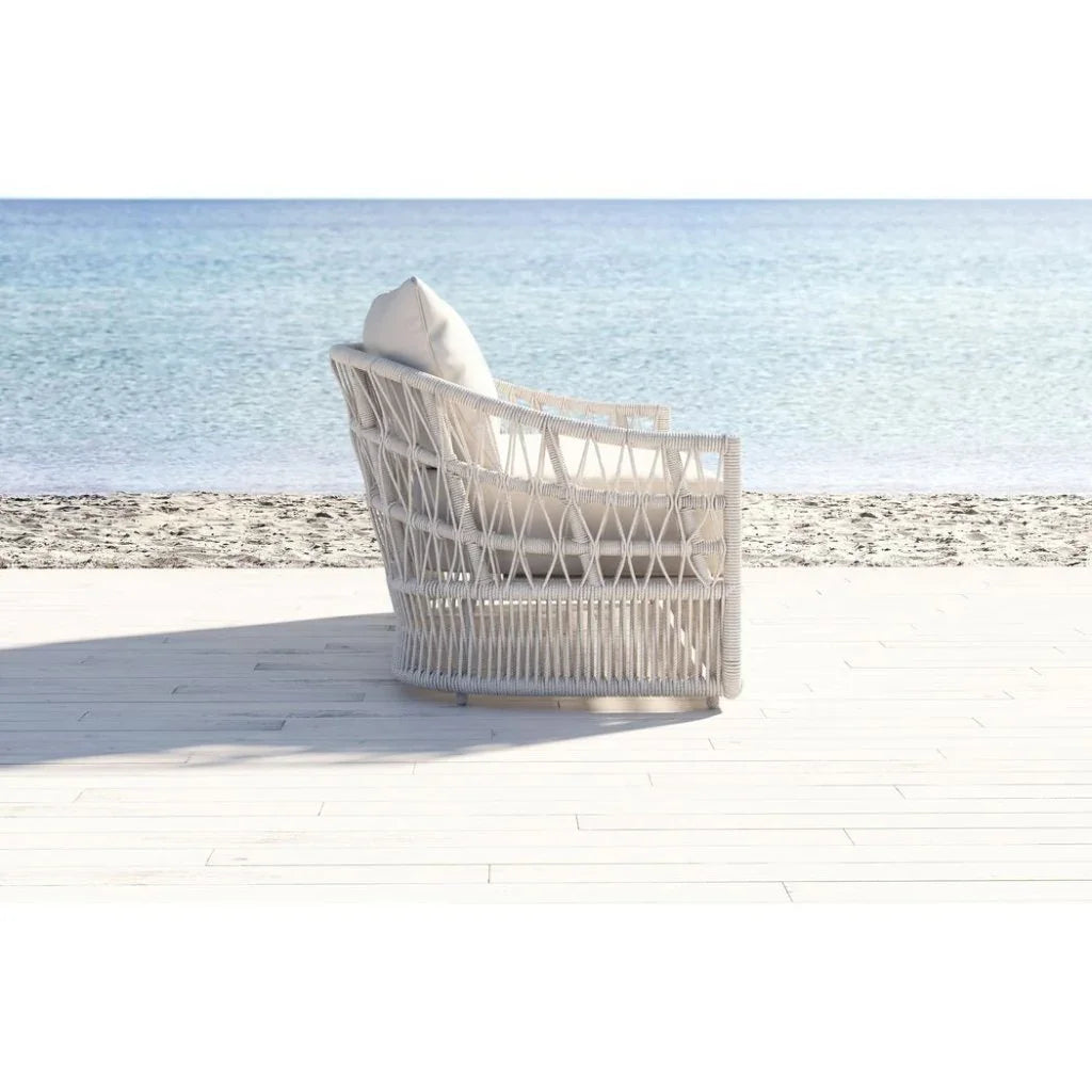 Dana Rope Sunbrella Outdoor Couch -- view 5