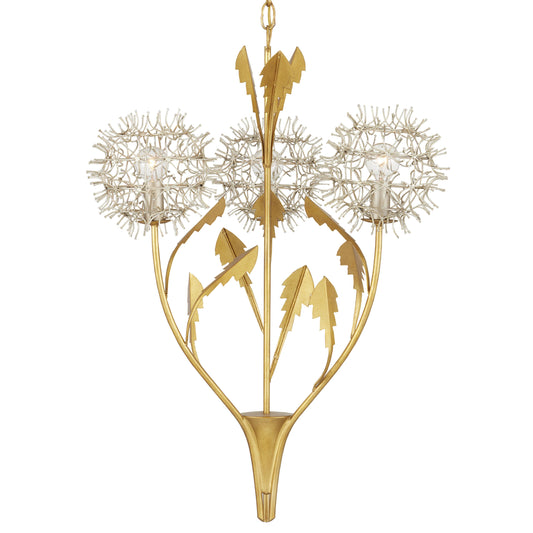 Dandelion Silver & Gold Pendant Pendants Sideboards and Things By Currey & Co