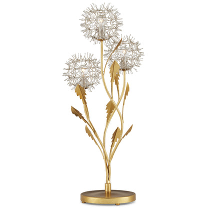 Dandelion Silver & Gold Table Lamp Table Lamps Sideboards and Things By Currey & Co