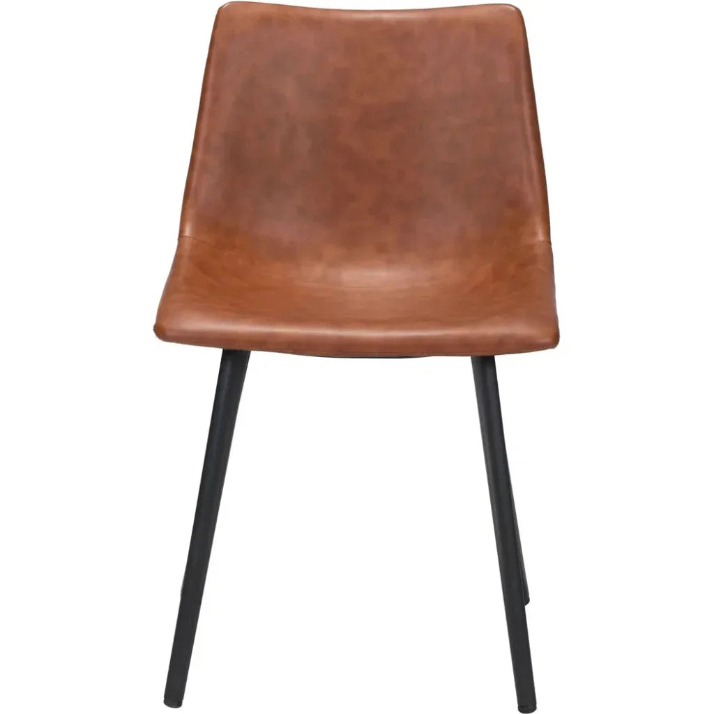 Zuo Modern Daniel Performance Fabric Armless Dining Chair 2PC