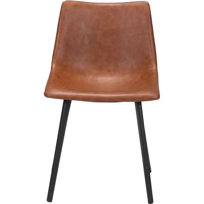 Zuo Modern Daniel Performance Fabric Armless Dining Chair 2PC