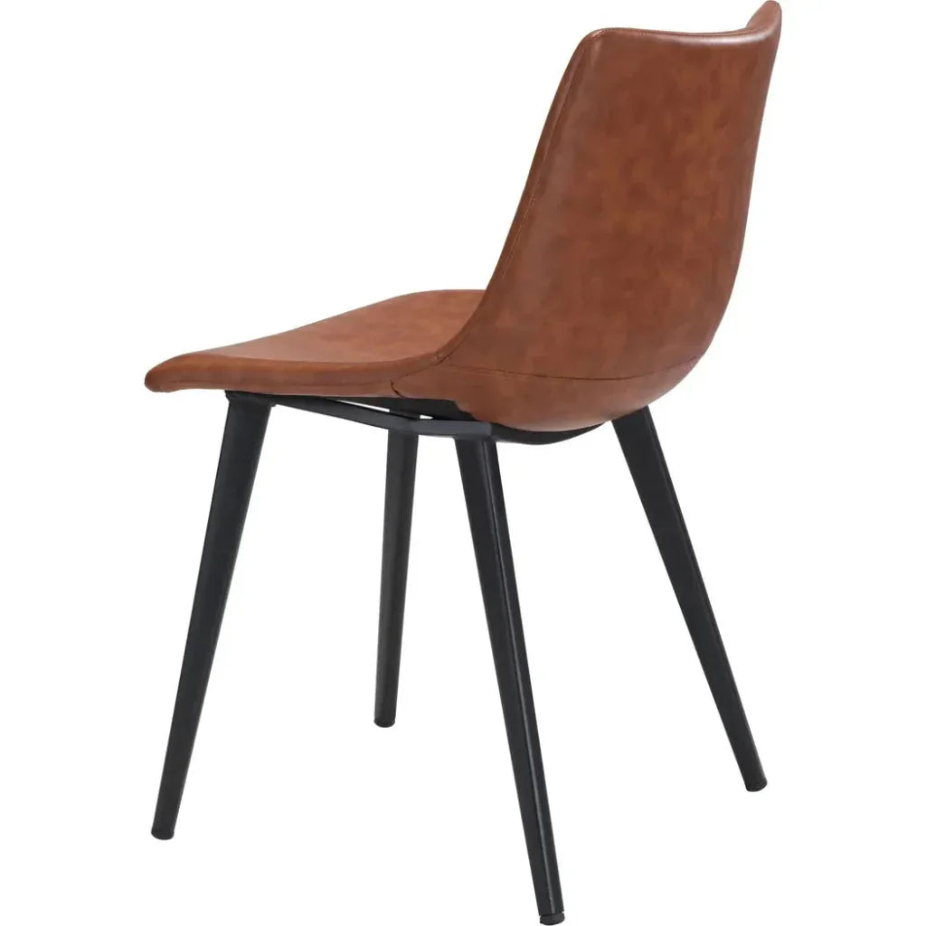 Zuo Modern Daniel Performance Fabric Armless Dining Chair 2PC