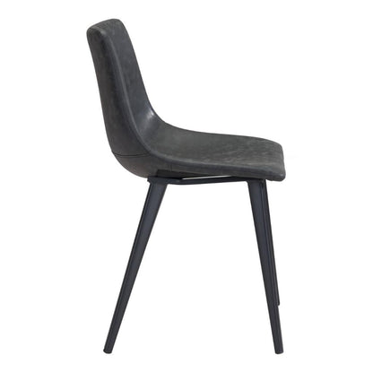Zuo Modern Daniel Performance Fabric Armless Dining Chair 2PC