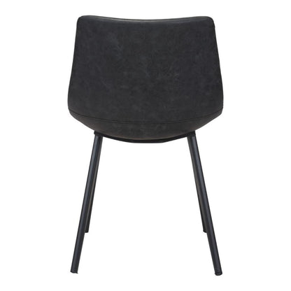 Zuo Modern Daniel Performance Fabric Armless Dining Chair 2PC