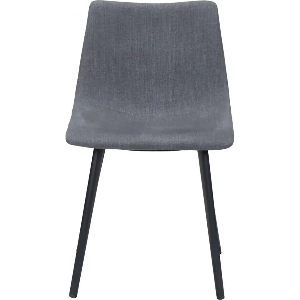 Zuo Modern Daniel Performance Fabric Armless Dining Chair 2PC