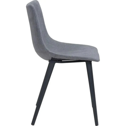 Zuo Modern Daniel Performance Fabric Armless Dining Chair 2PC