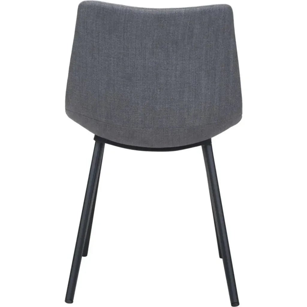 Zuo Modern Daniel Performance Fabric Armless Dining Chair 2PC