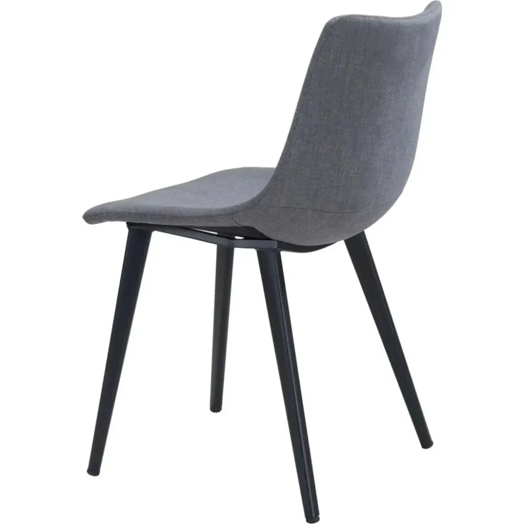 Zuo Modern Daniel Performance Fabric Armless Dining Chair 2PC
