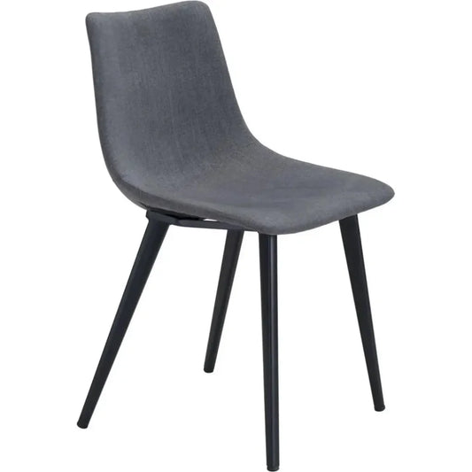 Zuo Modern Daniel Performance Fabric Armless Dining Chair 2PC