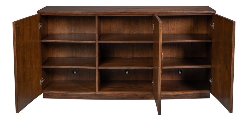 Sarreid Dao Three Doors Wood Credenza