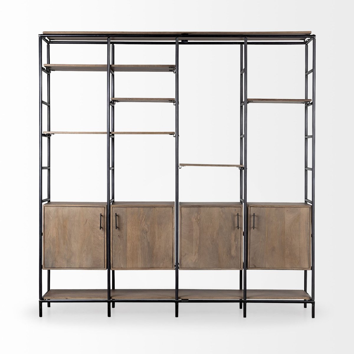 Mercana Darius Metal Multi-Shelves Shelving Unit