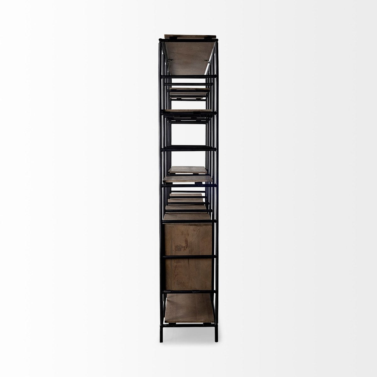 Mercana Darius Metal Multi-Shelves Shelving Unit