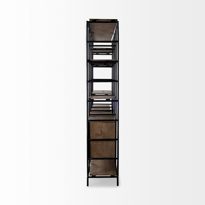 Mercana Darius Metal Multi-Shelves Shelving Unit