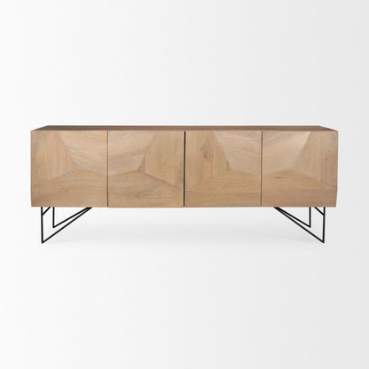 Mercana Darwin Four Doors Wood Sideboard