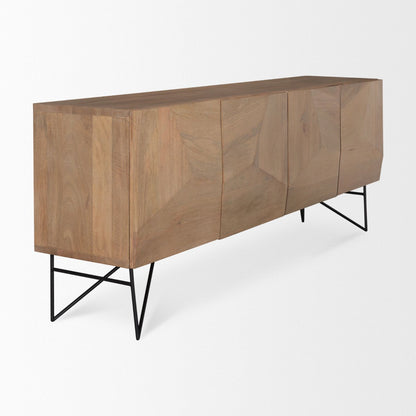 Mercana Darwin Four Doors Wood Sideboard