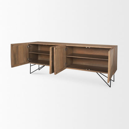 Mercana Darwin Four Doors Wood Sideboard
