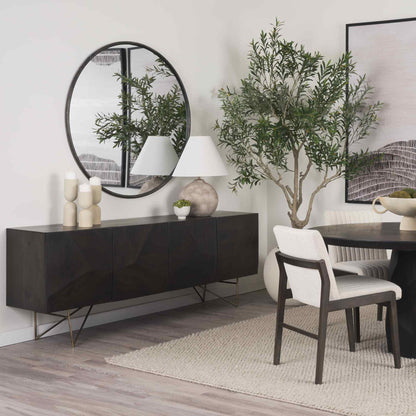 Mercana Darwin Four Doors Wood Sideboard