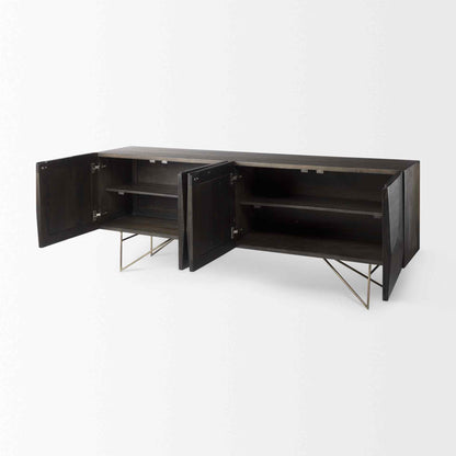 Mercana Darwin Four Doors Wood Sideboard
