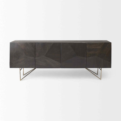 Mercana Darwin Four Doors Wood Sideboard