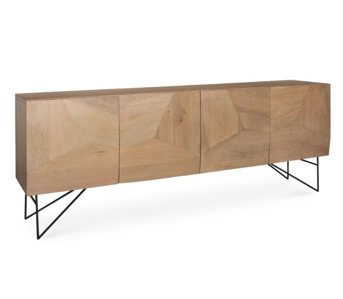 Mercana Darwin Four Doors Wood Sideboard