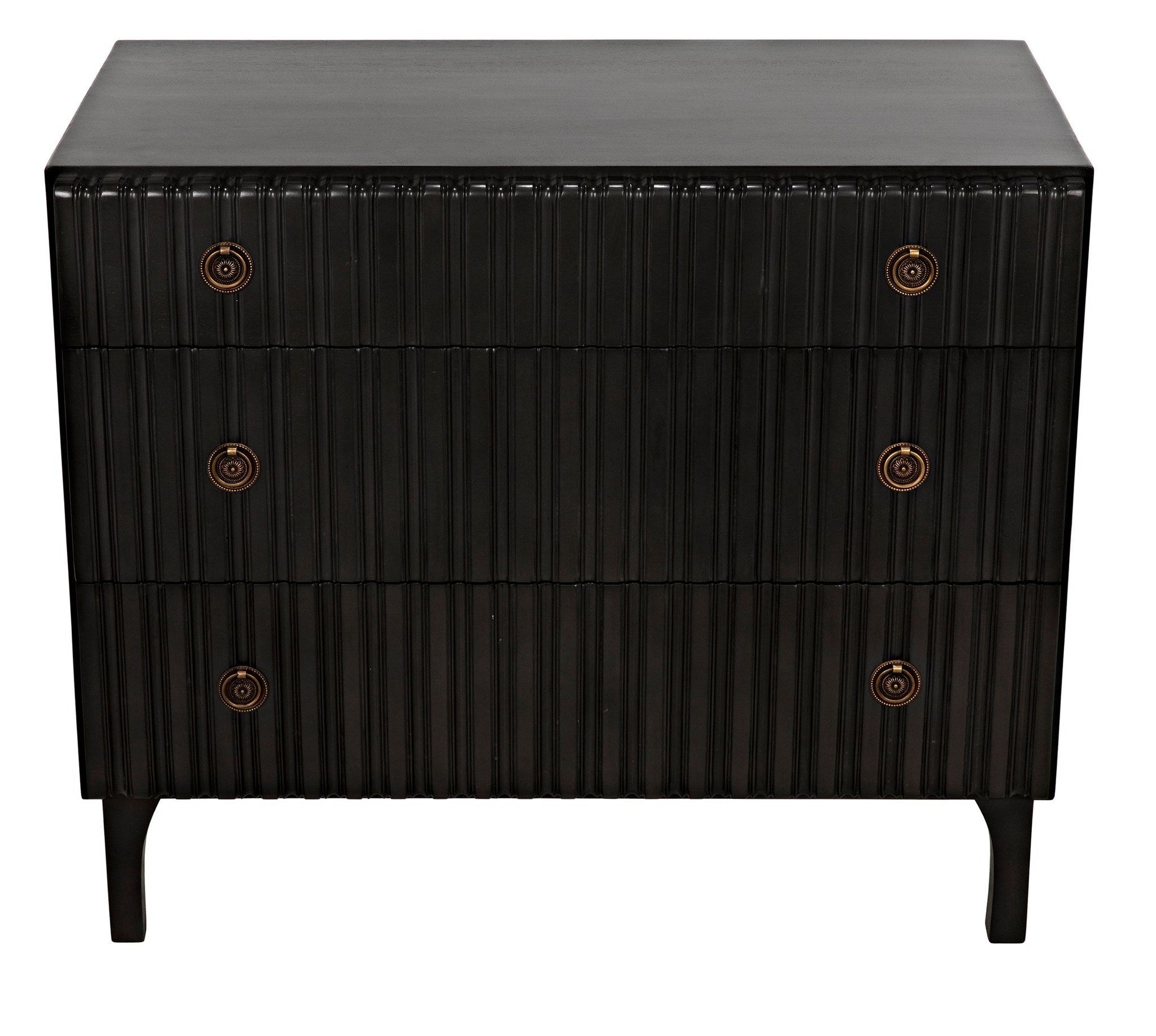 Daryl Wood Black Dresser-Dressers-Noir-Sideboards and Things