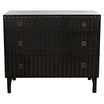 Daryl Wood Black Dresser-Dressers-Noir-Sideboards and Things