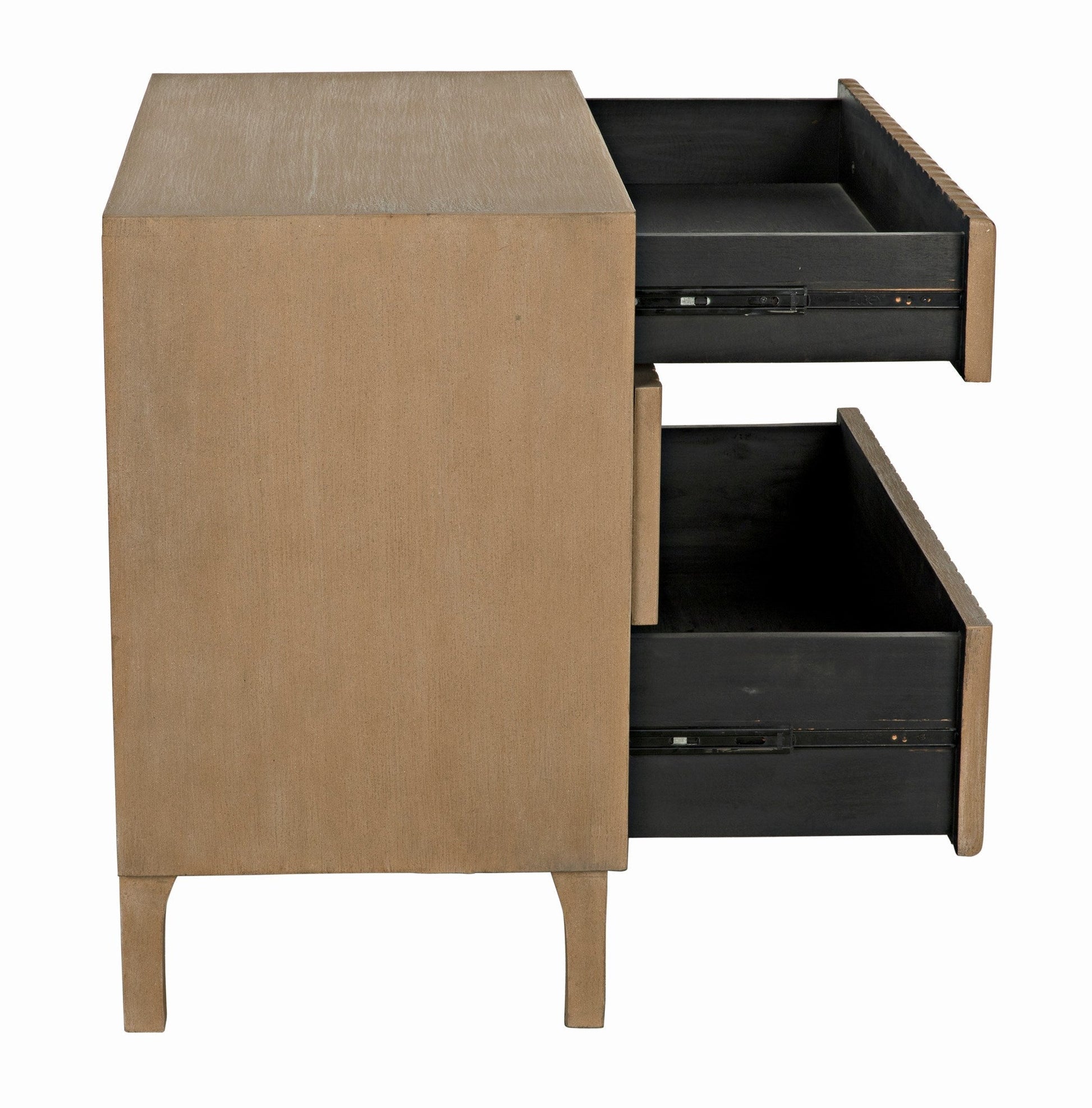 Daryl Wood Brown Dresser-Dressers-Noir-Sideboards and Things