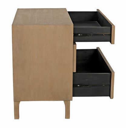 Daryl Wood Brown Dresser-Dressers-Noir-Sideboards and Things