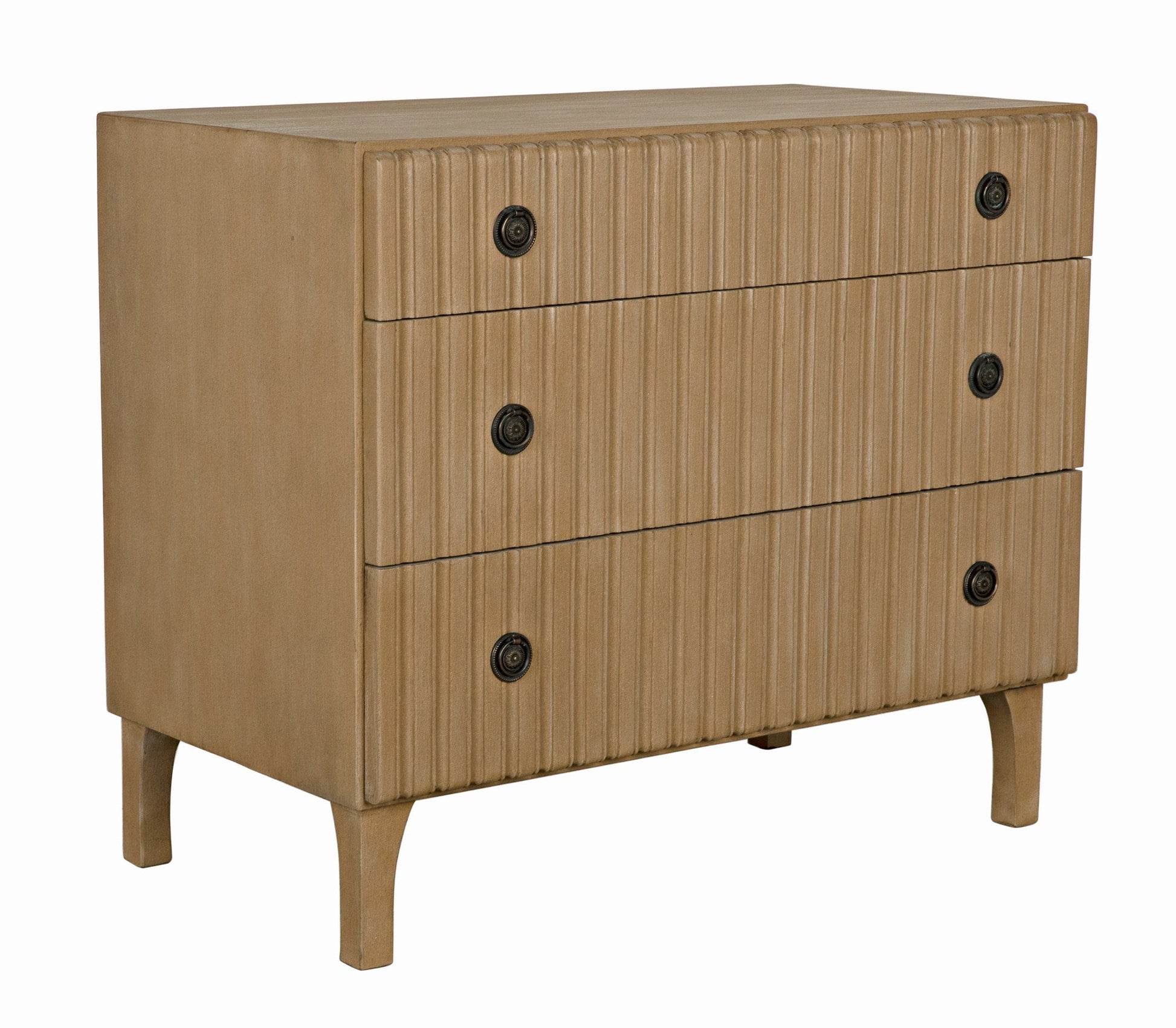 Daryl Wood Brown Dresser-Dressers-Noir-Sideboards and Things