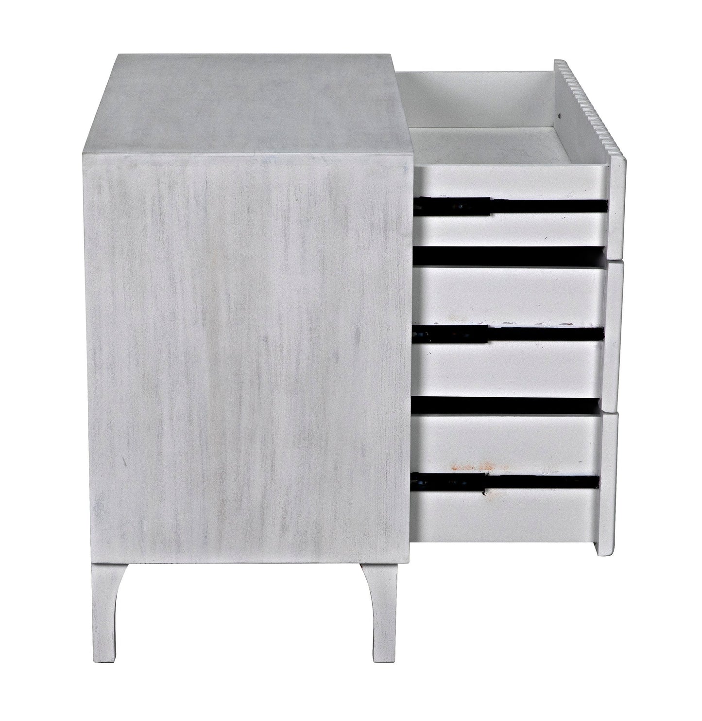 Daryl Wood White Dresser-Dressers-Noir-Sideboards and Things