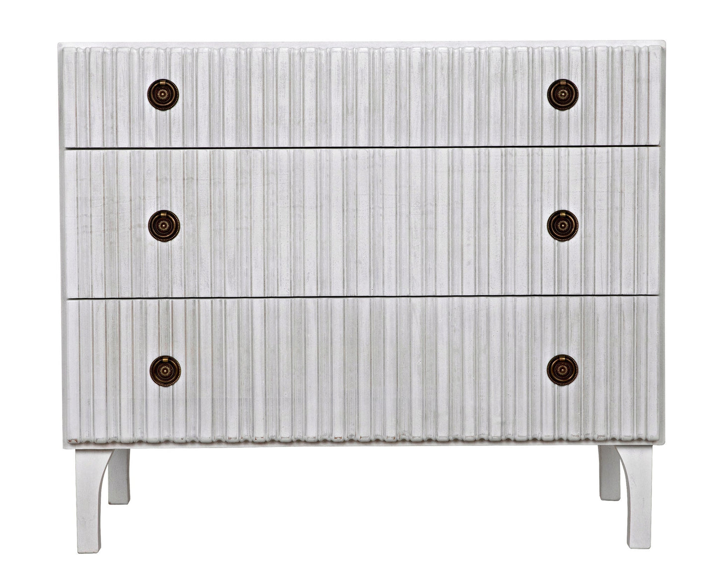 Daryl Wood White Dresser-Dressers-Noir-Sideboards and Things