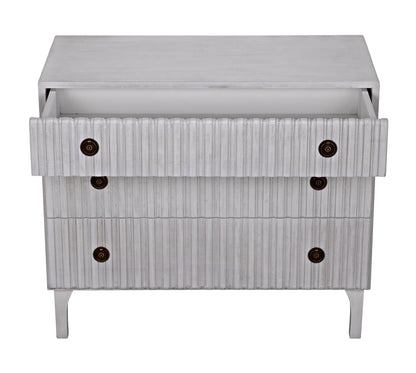 Daryl Wood White Dresser-Dressers-Noir-Sideboards and Things