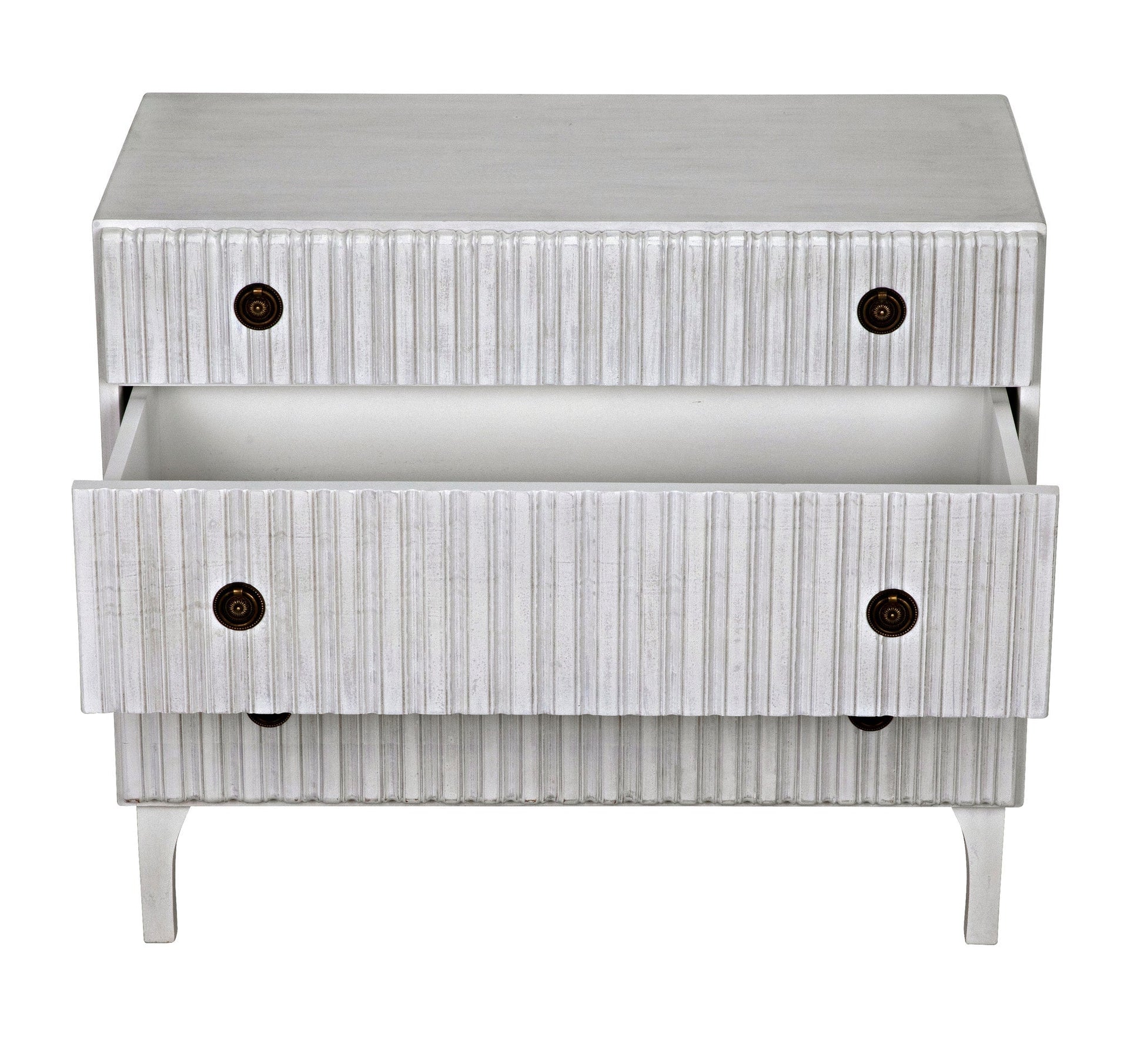 Daryl Wood White Dresser-Dressers-Noir-Sideboards and Things