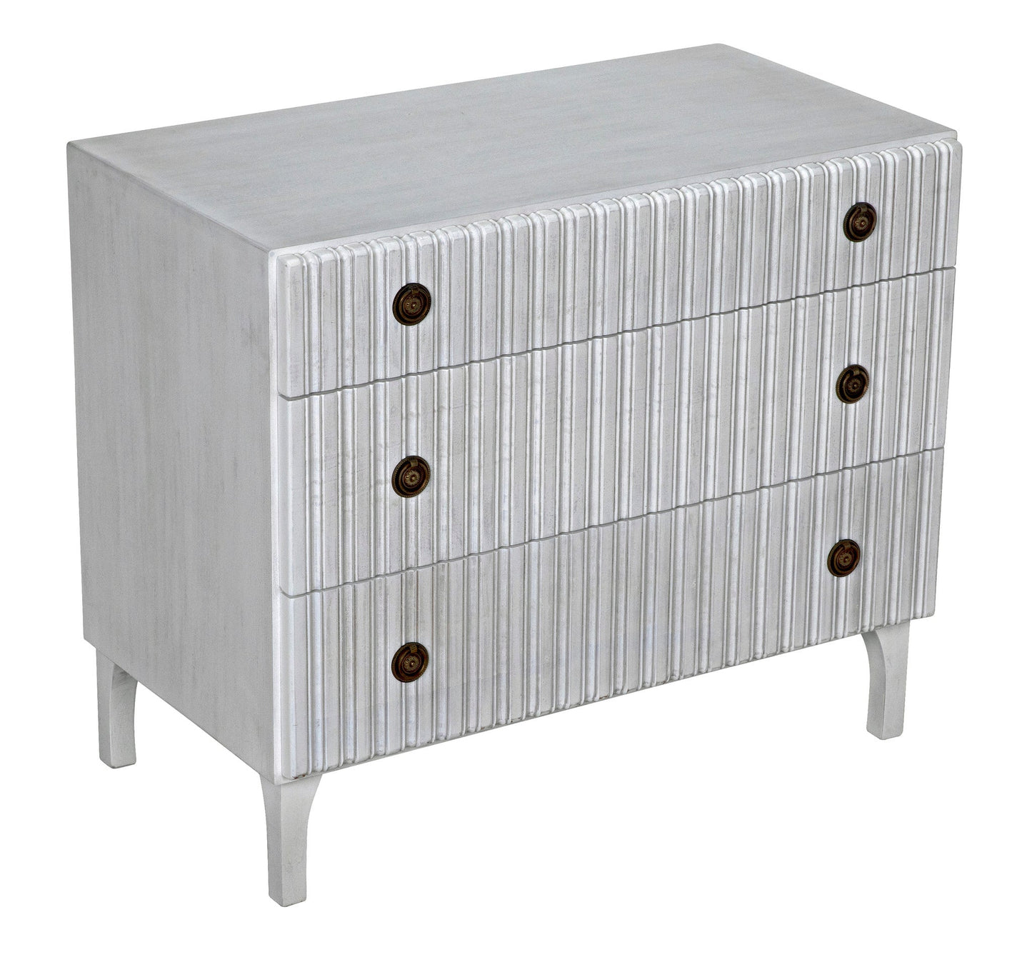 Daryl Wood White Dresser-Dressers-Noir-Sideboards and Things