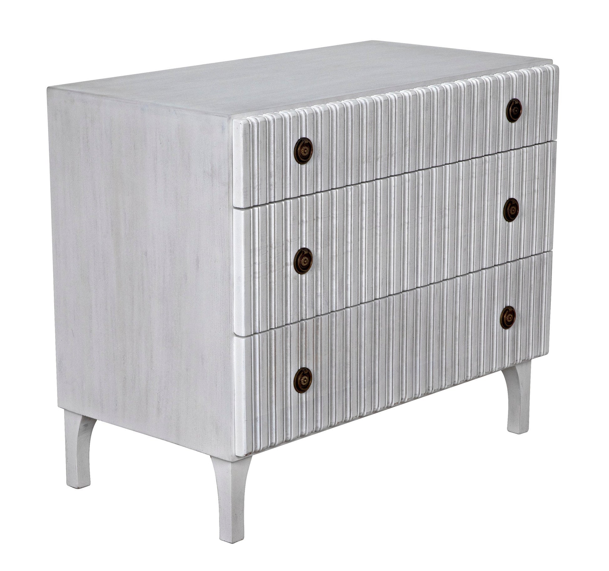 Daryl Wood White Dresser-Dressers-Noir-Sideboards and Things