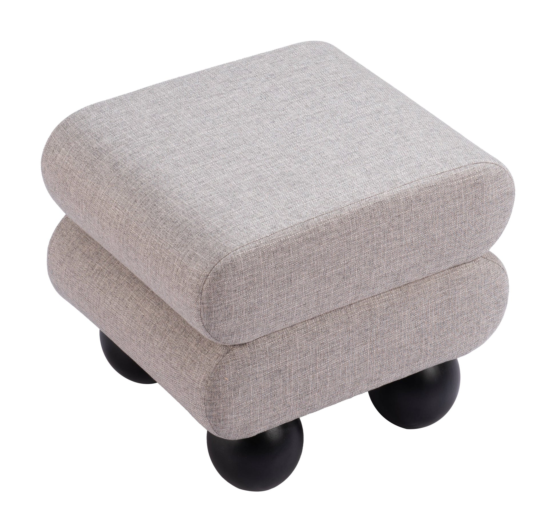 Davao Ottoman Gray-Ottomans-Zuo Modern-LOOMLAN