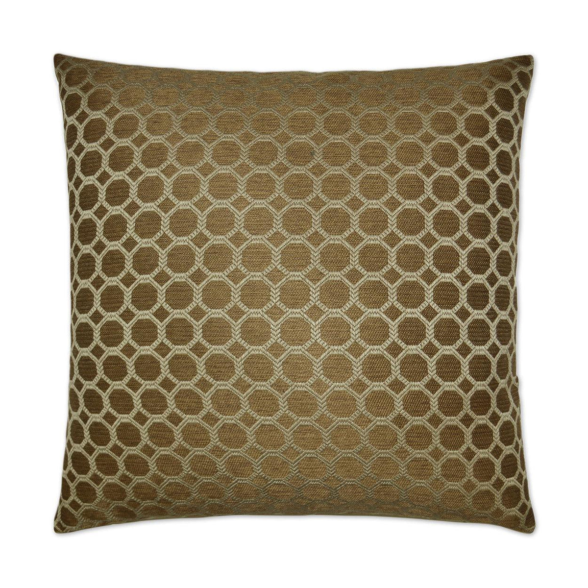 D.V. Kap Dax Pecan Brown Throw Pillow With Insert