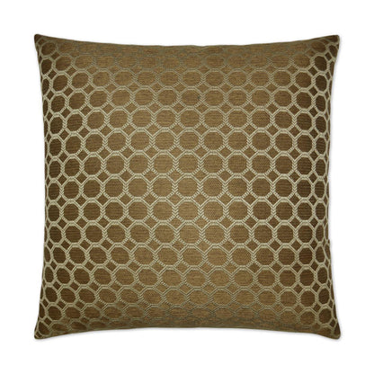 D.V. Kap Dax Pecan Brown Throw Pillow With Insert