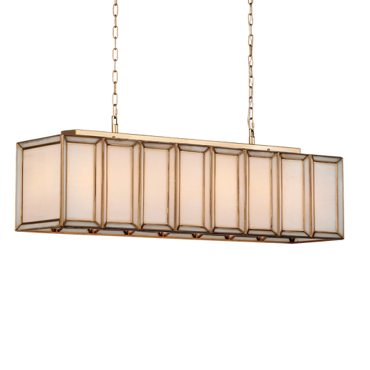 Daze Rectangular Chandelier-Chandeliers-Currey & Co-Sideboards and Things