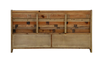 DeLine Multi-Toned Natural Wooden Storage Bench