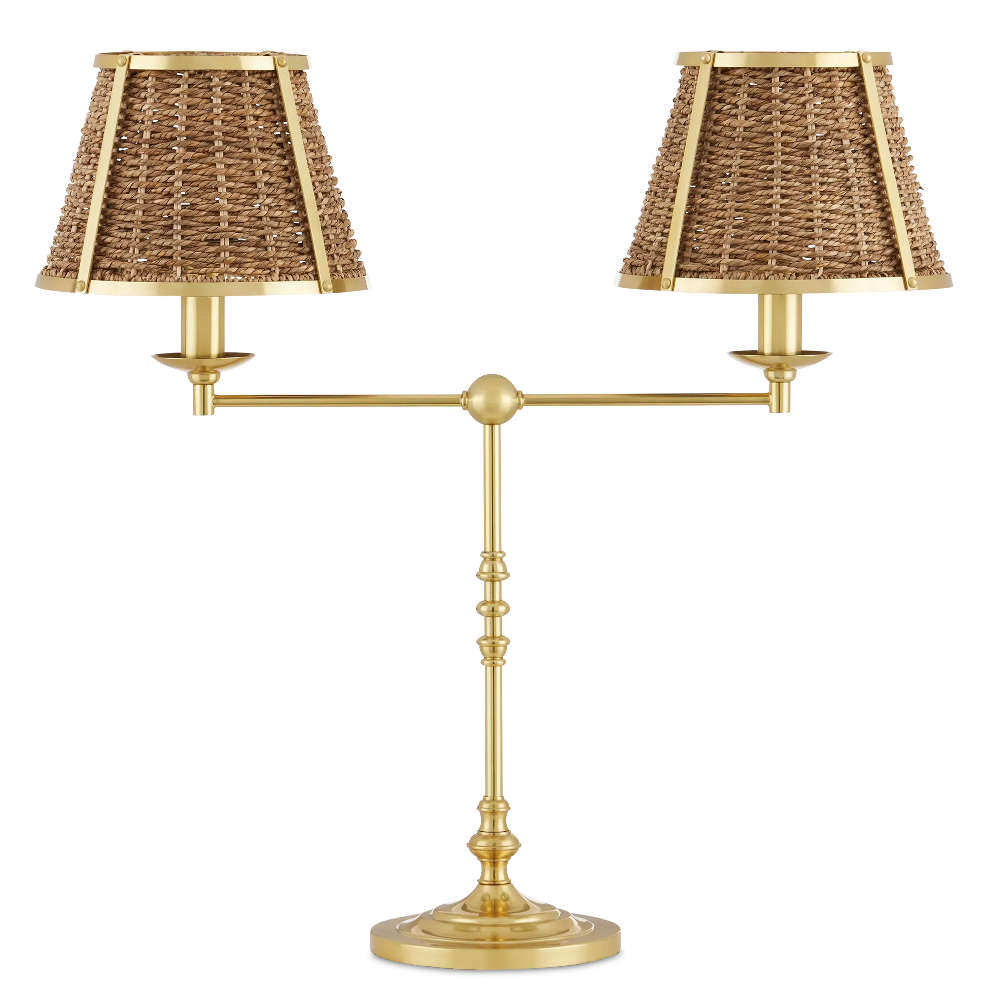 Deauville Desk Lamp-Table Lamps-Currey & Co-Sideboards and Things