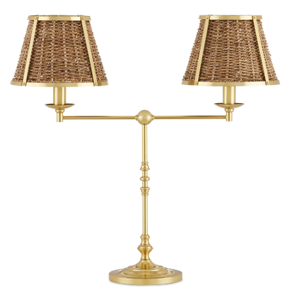 Deauville Desk Lamp-Table Lamps-Currey & Co-Sideboards and Things